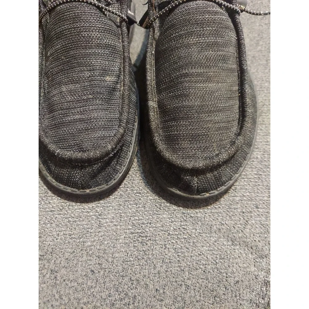 Hey Dude Wally Sox Polar Night Slip-On Mens US 11 EU 44 UK 10 Canvas Shoes Black
